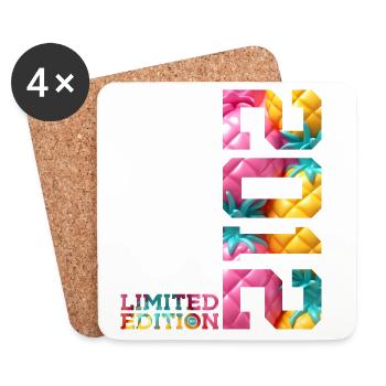 14TH BIRTHDAY LIMITED EDITION 2012 - Coasters (set of 4) - white - Front