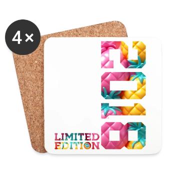 8TH BIRTHDAY LIMITED EDITION 2018 - Coasters (set of 4) - white - Front