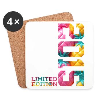 11TH BIRTHDAY LIMITED EDITION 2015 - Coasters (set of 4) - white - Front