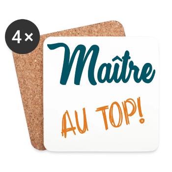 MASTER - Coasters (set of 4) - white - Front