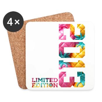 13TH BIRTHDAY LIMITED EDITION 2013 - Coasters (set of 4) - white - Front