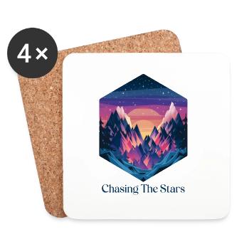 Chasing The Stars - Coasters (set of 4) - white - Front