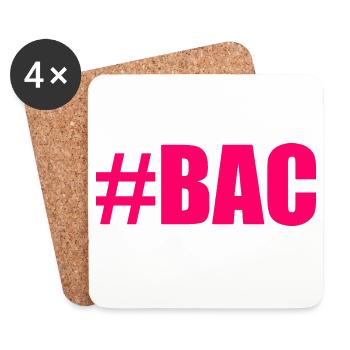 FERRY. BACCALAUREAT. PATENT. DNB. EXAMINATION. WELL DONE - Coasters (set of 4) - white - Front