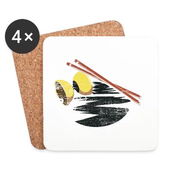 Furchtloser Diabolo Zirkusartist - Untersetzer (4er-Set) - Weiß - Vorne