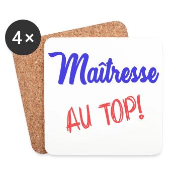 MISTRESS - Coasters (set of 4) - white - Front
