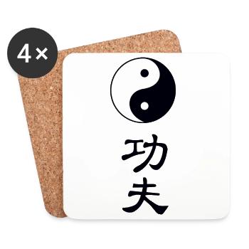 tao kung fu - Untersetzer (4er-Set) - Weiß - Vorne