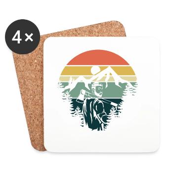 Wood Worker - Untersetzer (4er-Set) - Weiß - Vorne
