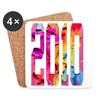 BUNT 16TH BIRTHDAY 2010 - Coasters (set of 4) - white - Front