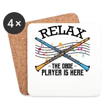 oboe - Coasters (set of 4) - white - Front