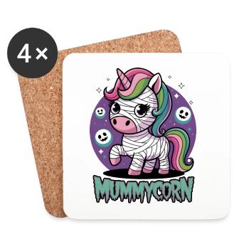 Momiemaïs - Dessous de verre (lot de 4) - blanc - Devant