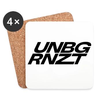 UNBGRNZT by Unlimited Apparel - Coasters (set of 4) - white - Front