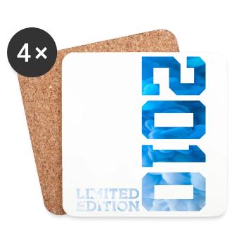 16TH BIRTHDAY LIMITED EDITION 2010 - Coasters (set of 4) - white - Front