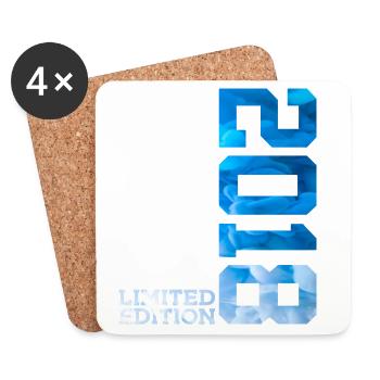 8TH BIRTHDAY LIMITED EDITION 2018 - Coasters (set of 4) - white - Front