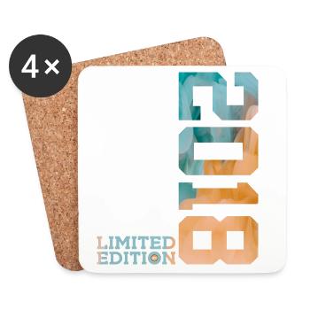 8TH BIRTHDAY LIMITED EDITION 2018 - Coasters (set of 4) - white - Front