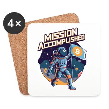 Mission Accomplished - Coasters (set of 4) - white - Front