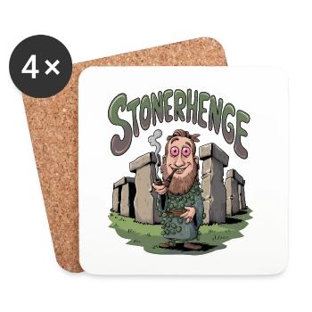Stonerhenge - Coasters (set of 4) - white - Front