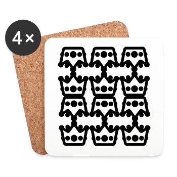 lamp-Type- design - Coasters (set of 4) - white - Front