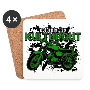Ostdeutsches Kulturgut - Untersetzer (4er-Set) - Weiß - Vorne