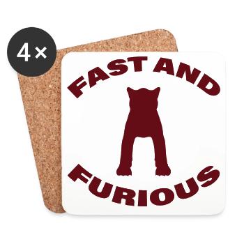 FAST - Untersetzer (4er-Set) - Weiß - Vorne