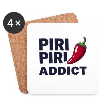 Piri Piri Addict - Untersetzer (4er-Set) - Weiß - Vorne