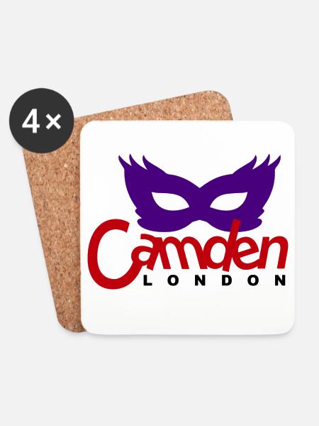 Maskerade Urban Camden - Untersetzer (4er-Set) - Weiß
