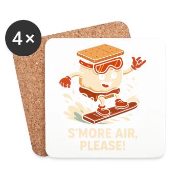 S’more air, please - Untersetzer (4er-Set) - Weiß - Vorne
