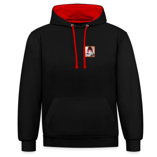 9990607 png - Contrast Colour Hoodie