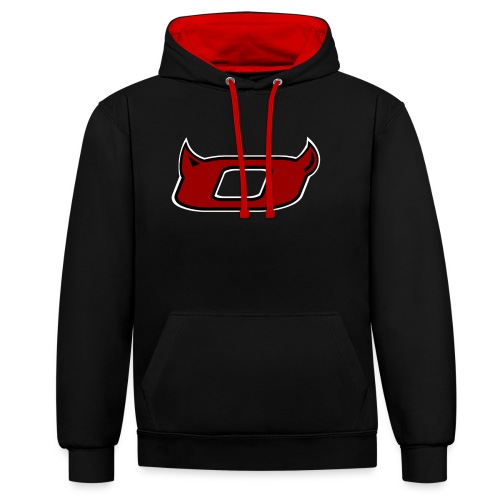 The Inferno O - Contrast Colour Hoodie