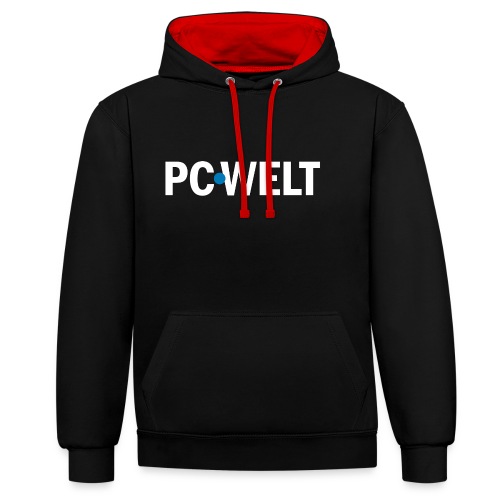 PC-WELT-Logo - Kontrast-Hoodie