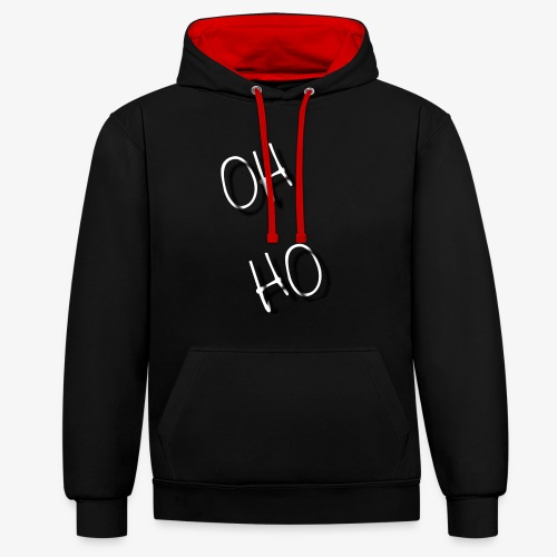 OH HO - Contrast Colour Hoodie