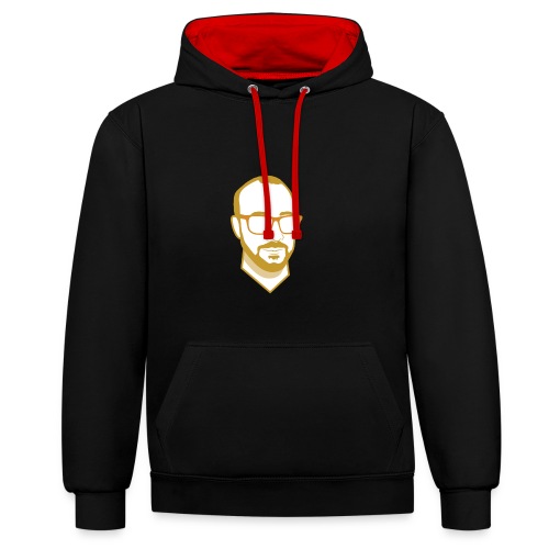 F07869 png - Contrast Colour Hoodie