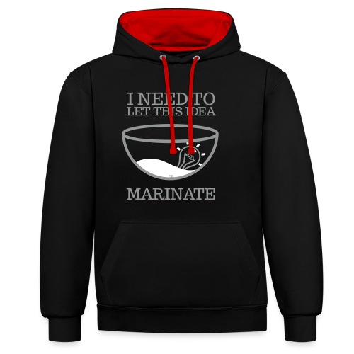 Marinate - Contrast Colour Hoodie