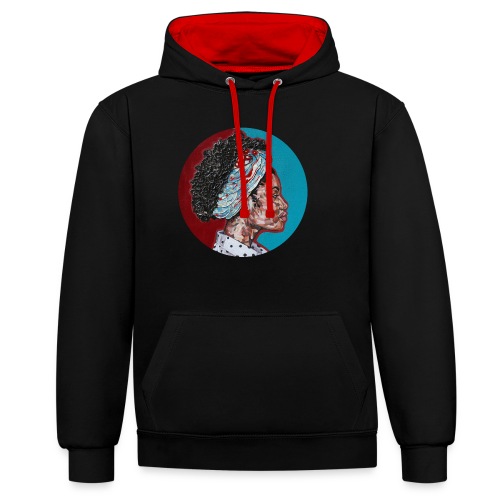 Untitled 3 - Contrast Colour Hoodie
