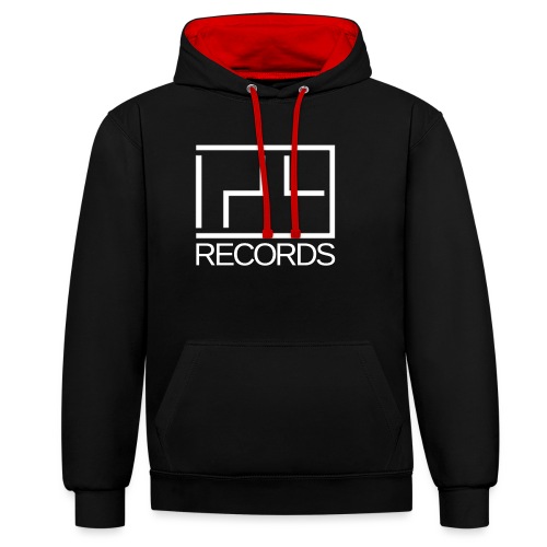 129 Records - Contrast Colour Hoodie