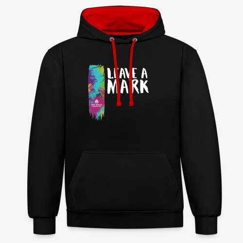 Leave a mark - Contrast Colour Hoodie