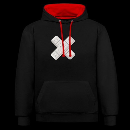 Xanax X Logo - Kontrast-Hoodie
