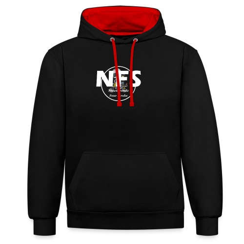 NFS logo - Contrast hoodie
