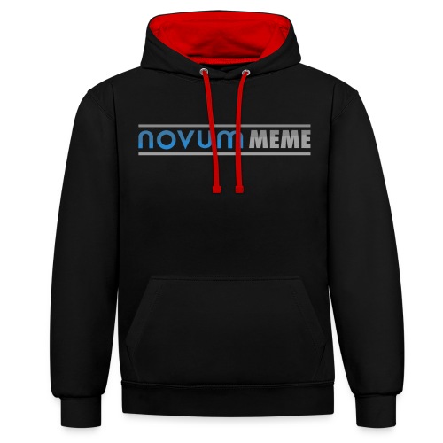 Novummeme trui - Contrast hoodie
