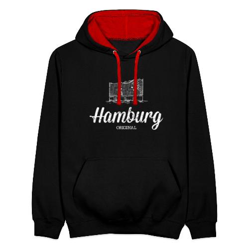 Hamburg Original Elbphilharmonie - Kontrast-Hoodie