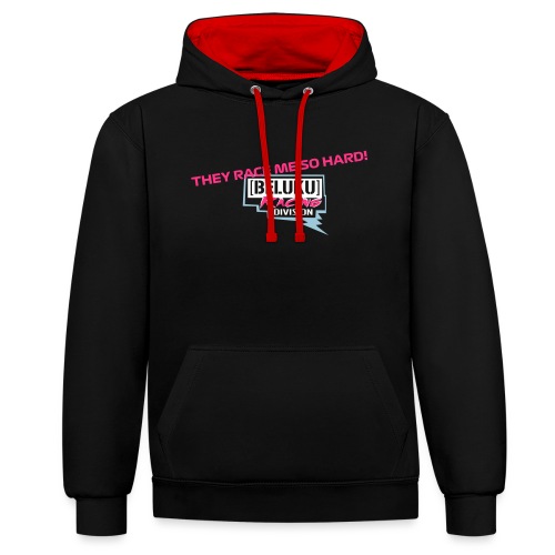 theyracinghard - Contrast hoodie