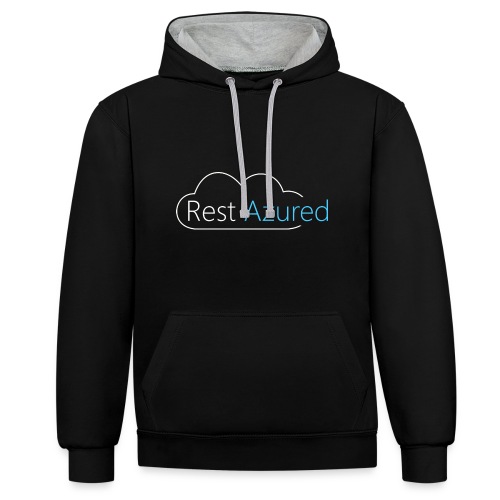 Rest Azured # 2 - Contrast Colour Hoodie