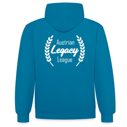 Austrian Legacy League White Logo - Contrast hoodie