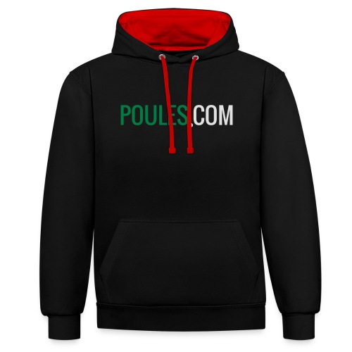 Poules-com - Contrast hoodie