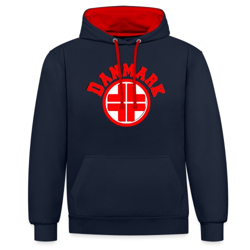 Denmark - Contrast hoodie