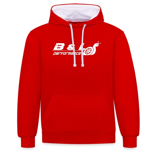 B&L Performance wit nieuw - Contrast hoodie