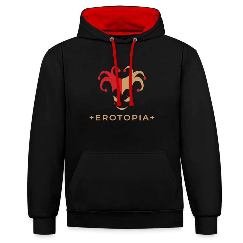 Erotopia Logo - Kontrast-Hoodie