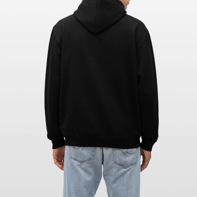 Frau mit Computer Programmierer Coder Kontrast-Hoodie