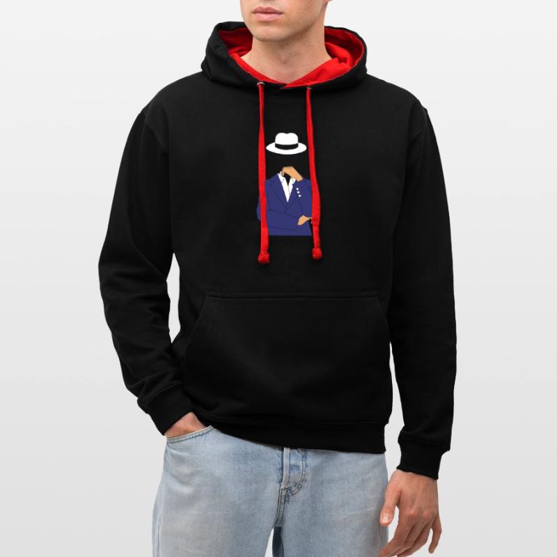 Cybersecurity Cyber Programmierer Hacker Kontrast-Hoodie