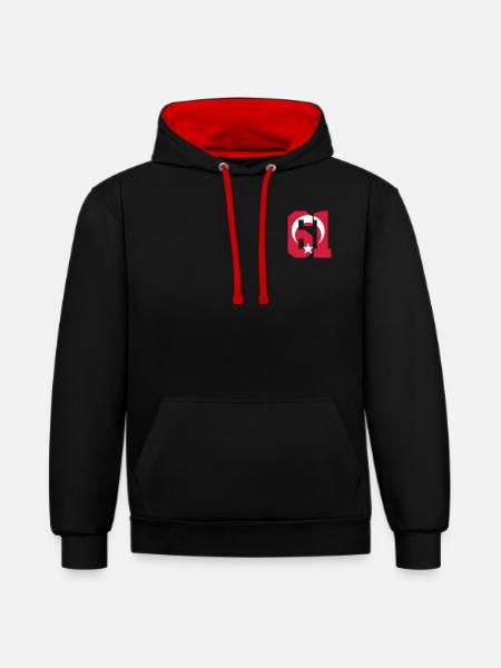 Trabzon 61 Türkiye - Contrast hoodie - black/red