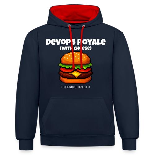 DevOps Royale with Cheese - Contrast hoodie